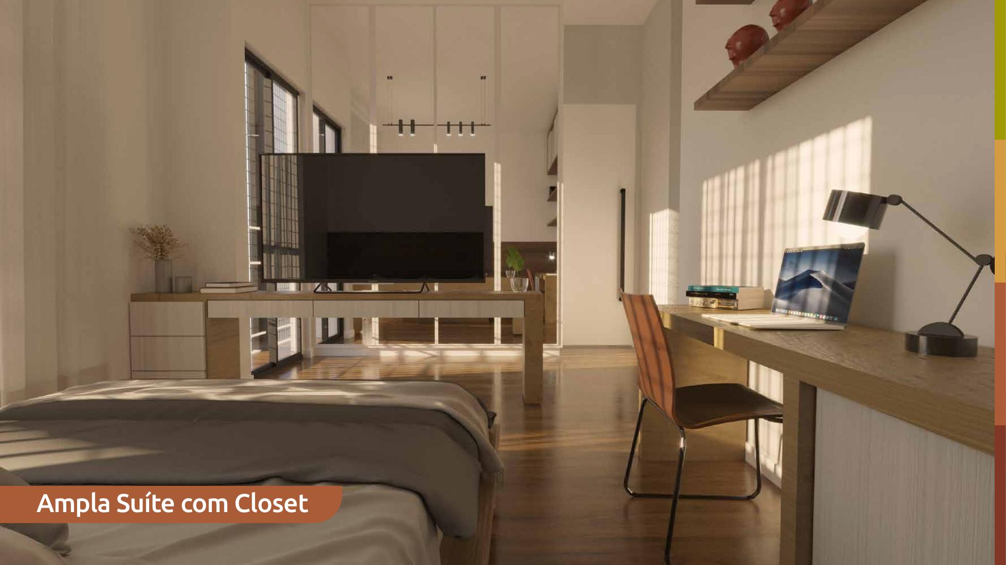 Ampla Suíte com Closet