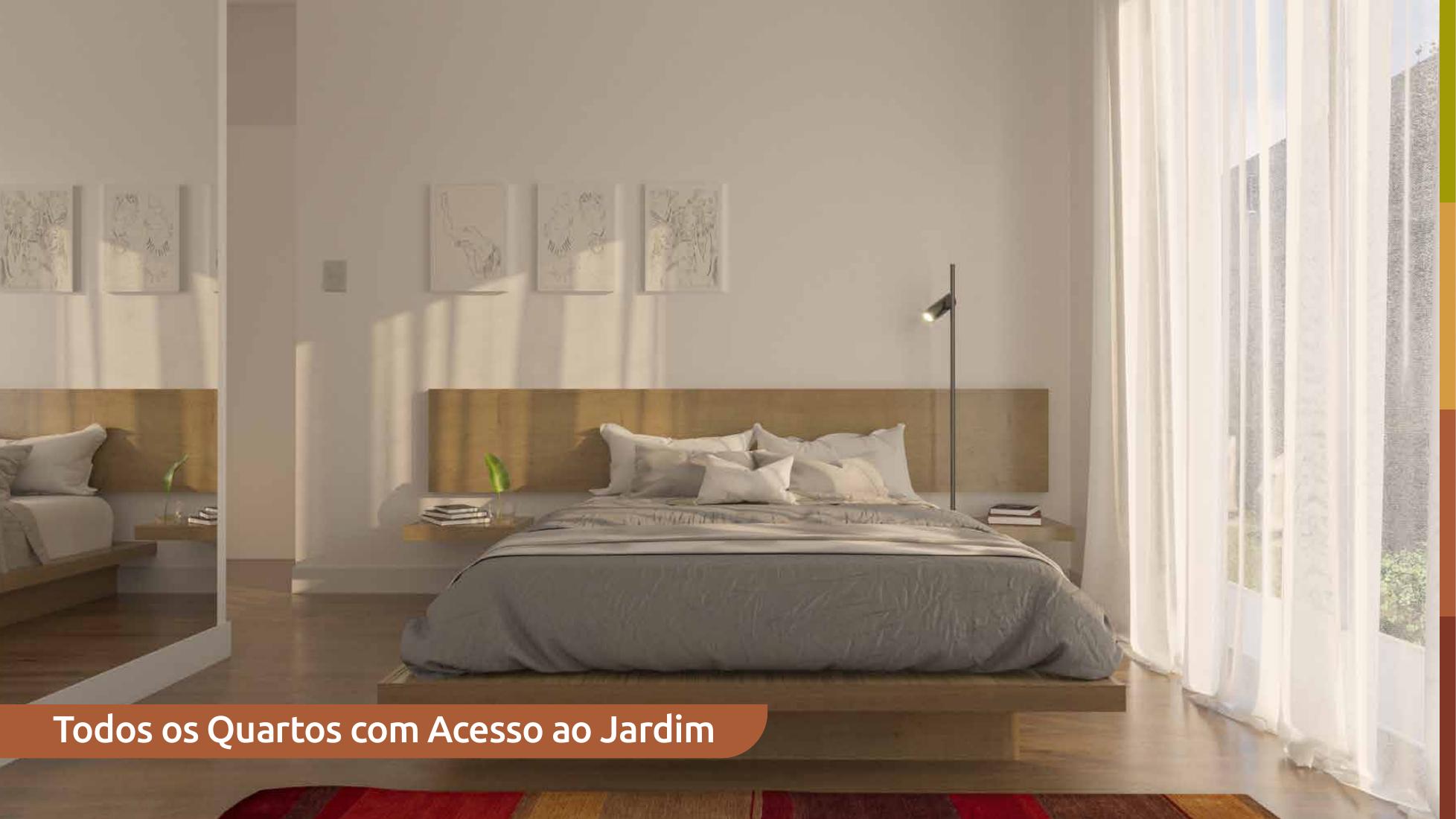 Todos os Quartos com Acesso ao Jardim